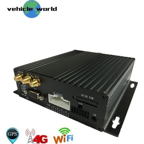 4Channels 2.0MP AHD 1080P Double SD Card GPS 3G 4G WIFI School Bus Trailer Truck Taxi Car Mobile DVR