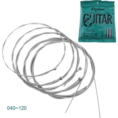5pcs/lot Wholesale VX130 Electric Bass Strings Hexagonal Steel Nickel Alloy Wire Medium Light Strong Strings