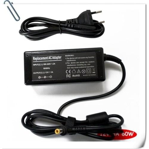 12V 5A AC Adapter For BenQ LCD Monitors FP767 FP791 FP855 FP991 FP581 Charger