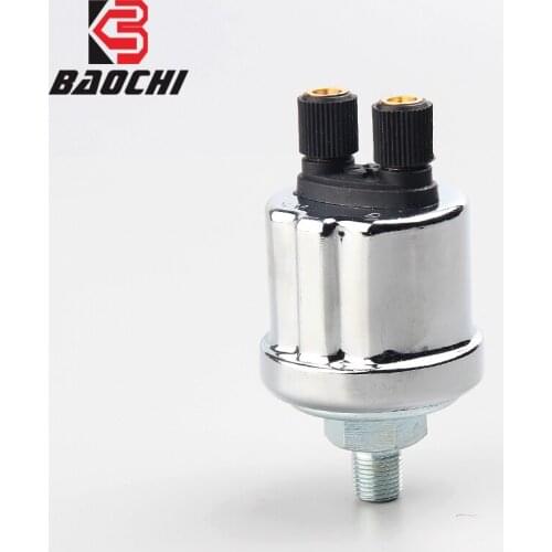 Automobile Engine Fuel Oil Pressure Sensor Range 0-10Bar 10MM NPT1/8 Thread Alarm Pressure Sender for Train VDO Auto Parts