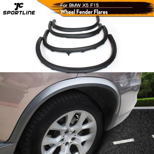 For BMW F15 X5 SUV 4 Door 2014 2015 2016 PP Car Side Wheel Arch Fender Flares Mudflap Trims