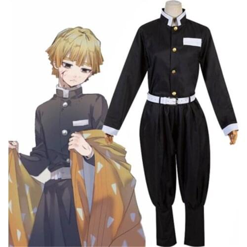 Anime Cosplay Demon Slayer Kimetsu No Yaiba Costume Tokitou Muichirou Uniform Set Men and Women Halloween Cosplay Costume