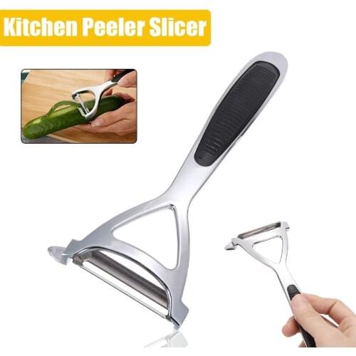 Kitchen Peeler Stainless Steel Fruit Vegetable Spud Slicer peeler Planing Knife Potato Carrot Grater Slicer Shredder