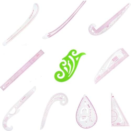 Multifunctional Suit Plate Making Ruler Clothing Proofing Cutting Ruler Sleeve Cage Ruler Yarding Ruler Curve Ruler Button Ruler