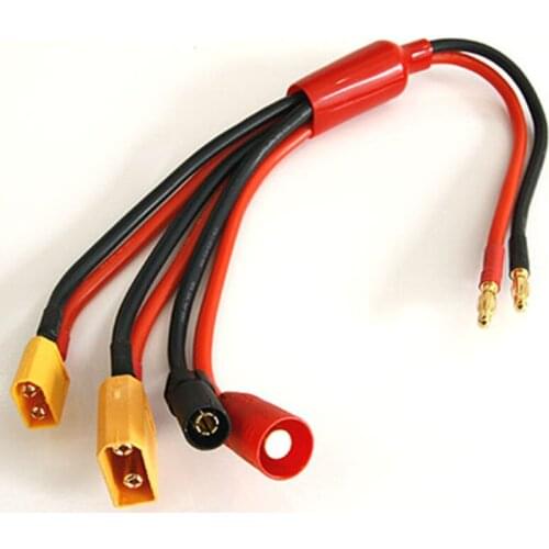 Multi-function Charging Cables Banana Plug to AS150 XT150 XT60 XT90 for S900 S1000 Various High Current Lipo Battery Helicopter