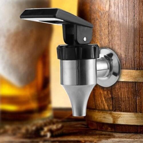 Stainless Steel Beverage Drink Water Dispenser Wine Barrel Faucet Juice Tap