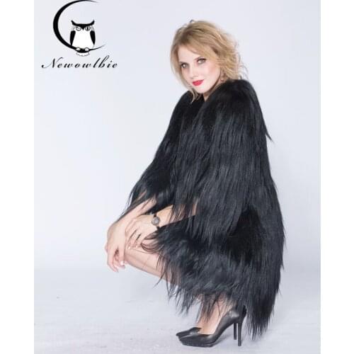 Шубы из овчины Newowlbie China At AliExpress