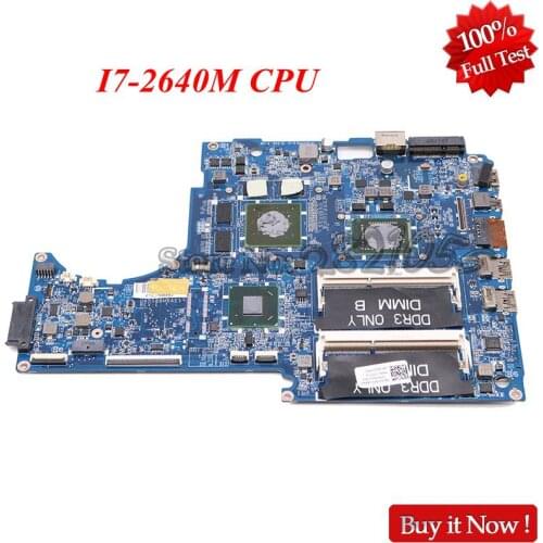 NOKOTION 01XFF3 CN-01XFF3 For Dell XPS 15z L511z Laptop Motherboard I7-2640M CPU DDR3 GT525M gpu full tested