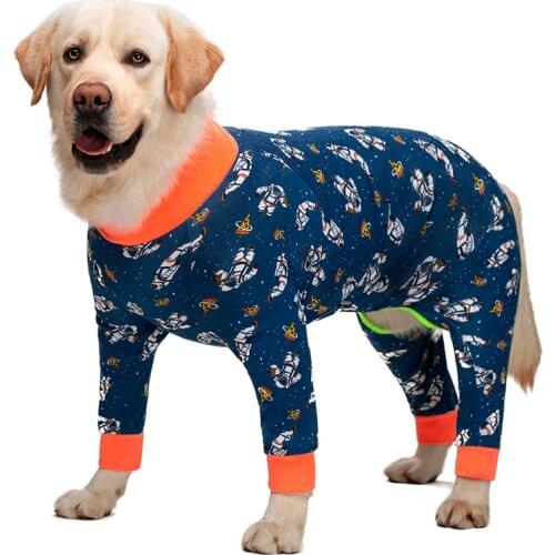 Large Dog Clothing Pajamas Jumpsuit Big Dog Clothes Outfit French Bulldog Corgi Samoyed Husky Labrador Golden Retriever Costume