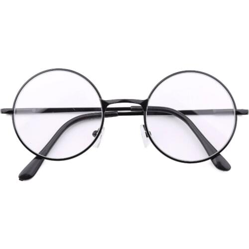 Agstum New Unisex 46mm Retro Mens Womens Vintage Round Spring Hinge Eyeglass Frames Reading Glasses Reader +1 +1.5 +2 +2.5 +3 +4