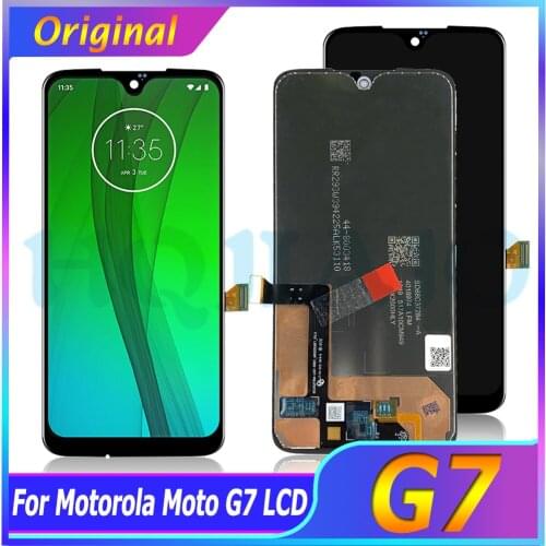 Origonal 6.2 Inch For Motorola Moto G7 LCD Display Touch screen sensor Panel Digiziter assembly For moto G7 LCD