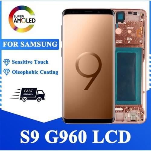 No Defect Original LCD For Samsung Galaxy S9 G960F G960F/DS LCD Display Touch Screen Digitizer Assembly For Samsung S9 G9600