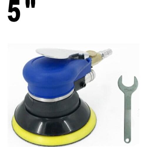5" inch Pneumatic Sander 125mm Pneumatic Polisher Dual Action Polishing Grinding Sanding Machine Air Car Tools