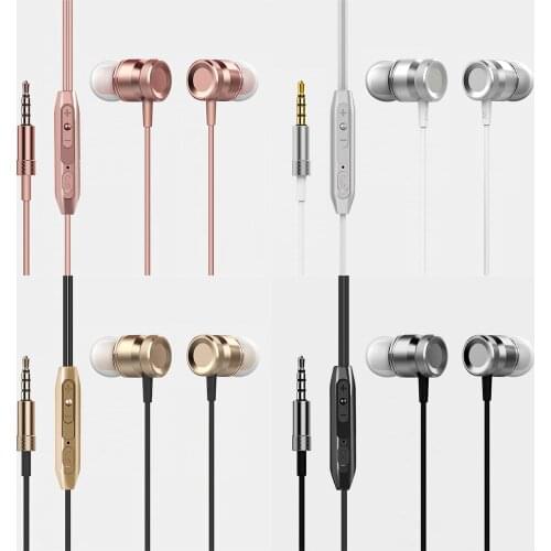In-Ear Wired Earphone Headset Control computer Smartphone With Mic for Android Phone iPh MP3 MP4