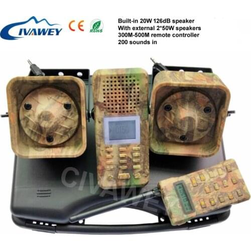 300M-500M remote controller hunting decoys 50w Hunting Duck Calls Wildlife Hunting Bird Caller Sound MP3 Player