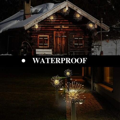 120LED Fairy Light Decoration Light Star String Light Exploding Lighting Landscape Lamp Garden Festival Battery Lights Wedding