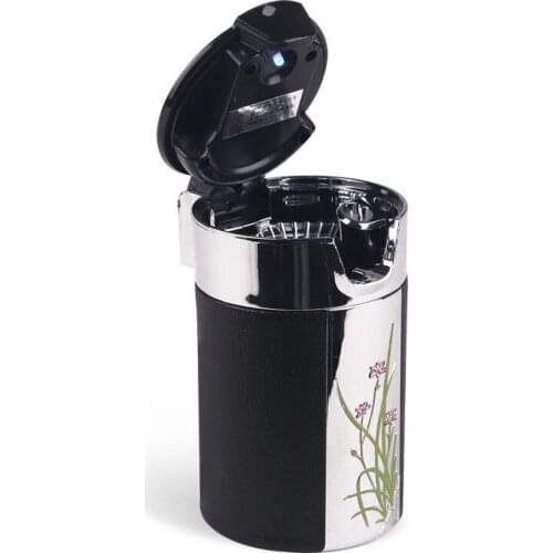 LED Light Car Interior Ashtray Universal Cigarette Cup Holders Portable Ashtrays Auto Styling Car Interior Ashtrays Dropshipping