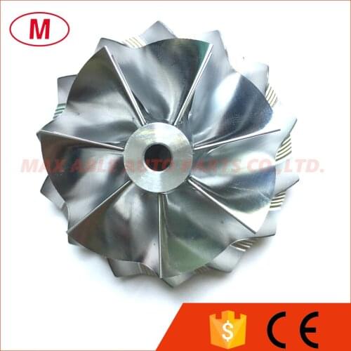 TD04 46.25/57.81mm 7+7 blades Forward Turbocharger Turbo Billet Compressor wheel/Aluminum 2618/Turbo Milling compressor wheel