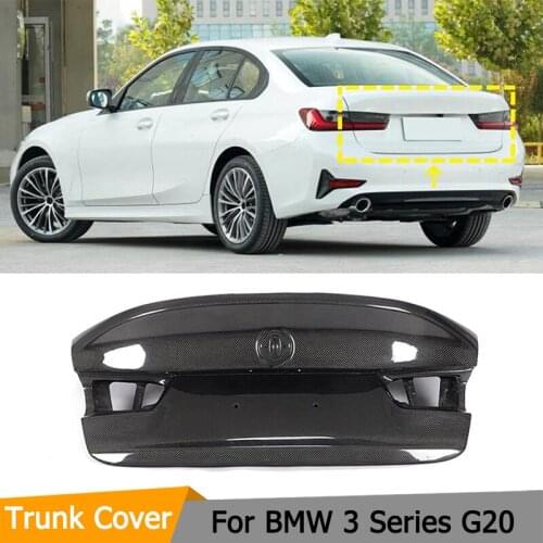 Carbon Fiber Rear Trunk Boot Lip Spoiler for BMW 3 Series G20 Standard M Sport 2018 2019 2020 Rear Tunk Boot Lid