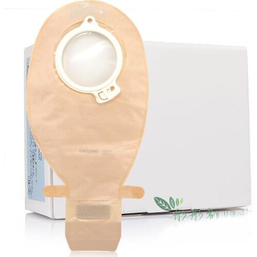 10 pcs Disposable ostomy pouch two-piece anal stool bag 60mm ostomy bag