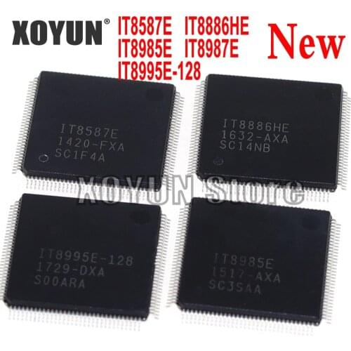 100%New IT8587E FXA FXS IT8886HE AXA AXS IT8985E AXA AXS IT8987E BXA BXS IT8995E-128 CXA CXS DXA QFP-128 IC