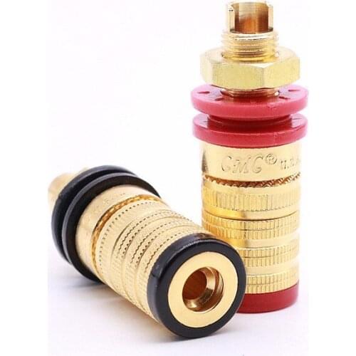2pieces/Lot High End Performance Gold Plated Binding posts