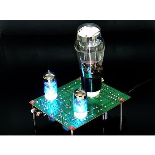 6n3 SRPP front stage promotes 6n5p electronic tube headphone amplifier, Output power: 1W + 1W, input sensitivity: 800mv