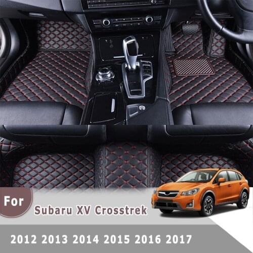 RHD Carpets For Subaru XV Crosstrek 2017 2016 2015 2014 2013 2012 Car Floor Mats Auto Interiors Accessories Protect Cover