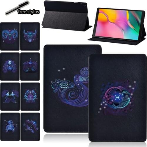 Tablet Case for Samsung Galaxy Tab A7/Tab S6 Lite/Tab A A6 10.1/Tab A 10.5/Tab A 9.7/Tab A 8.0/S5e 10.5 Cover Case + Stylus