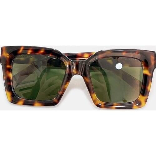 Black Square Oversized Sunglasses Women Big Frame Colorful Sun Glasses Female Gradient Oculos Unisex Gradient Hip Hop Shades