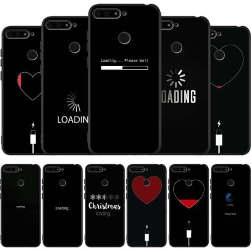 Loading black Silicone Phone Case For honor 30 20 Pro 8 8X 9 10 20 Lite Mate 10 20 30 Lite Pro cover