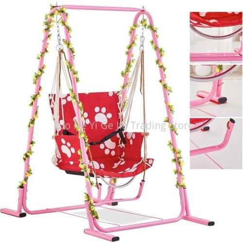 Kids Toddler A-Frame Swing Set For Children Fun Play Backyard Outdoor - as pic