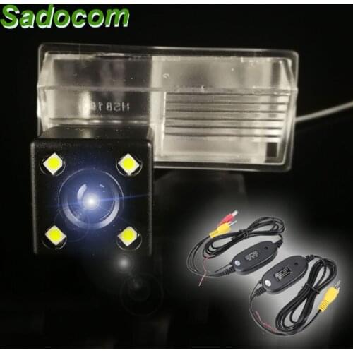 4 LED Night Vision Vehicle Car Rear View Camera For Geely British SC3 Car Parking Reverse Backup Camera monitor wireless