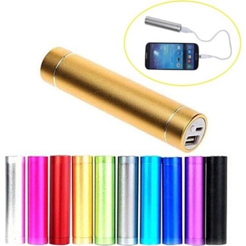 Multicolor Metal Power Bank DIY Kit Storage Case Box Free Welding Suit 1X 18650 Battery 5V 1A USB External Charger Smart Phone