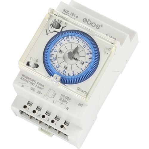 New arrival most ideal mechanical timer SUL181D with 96 times on/off per day time set range 15 mins 24 hours timer switch 2018