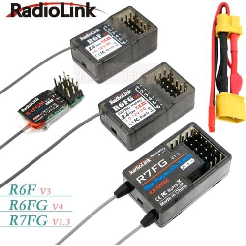 Radiolink 2.4GHz 4CH R6fg Receiver gyro inside for Radiolink RC4gS/R6FG Transmitter R7FG R6F R4FMG