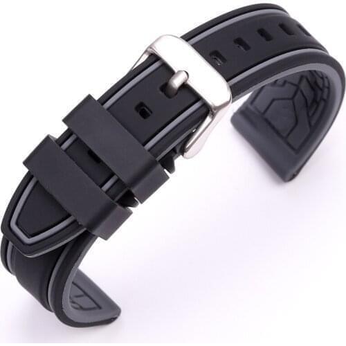 22mm Sport Silicone Strap for Huawei Watch GT 2 46mm Active Classic Edition Honor Magic Waterproof Replace Band for Smart Watch