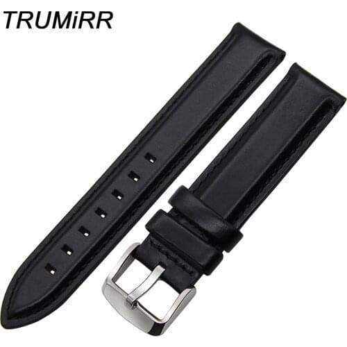 Top Layer Genuine Leather Watchband 13mm 18mm 20mm for Citizen Men Women Watch Band Wrist Strap Replacement Bracelet Black Brown