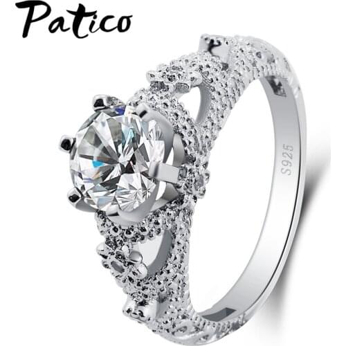 Luxury Big Rings for Women Full Pave Rhinestone Crystals Ring High Quality Cubic Zirconia Fashion Women Jewelry Rings
