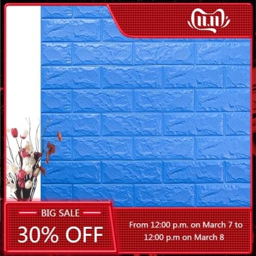 77x70cm 3D wall sticker self-adhesive foam wallpaper waterproof background wall sticker rough wall rental house ceiling sticker