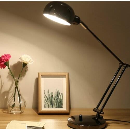 Old-fashioned arm folding office children learning to read study bedside study incandescent eye protection table lamp LX102405