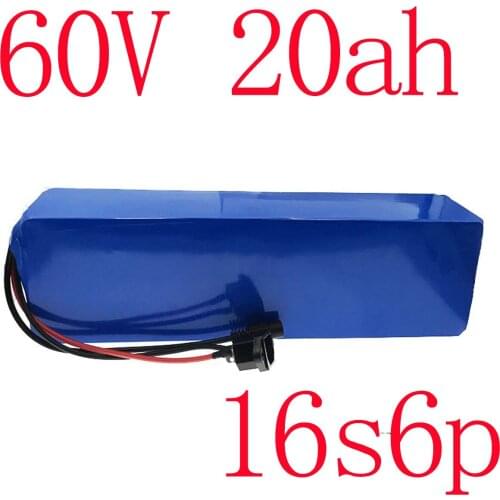 Built-in 60V 20Ah 67.2V 16S 6P Samsung 18650 INR 33G Battery with 30A BMS for Electric Bicycle Motor Scooter Etc