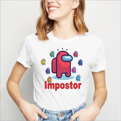 Printed T-shirt Friends cartoon funny white short-sleeved T-shirt blouse