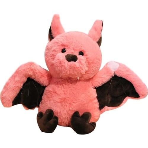 1pc 24CM Cute Bat Plush Toys kawaii Dolls Stuffed Soft Dark Elf Toys Birthday Gift for Children Kids Bed Time Story