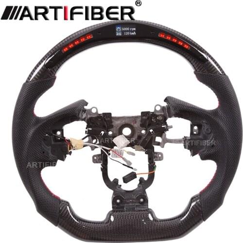 100% Real Carbon Fiber LED Steering Wheel for Honda Jade