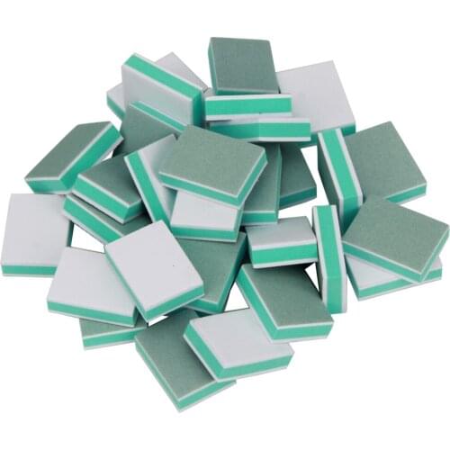 200Pcs Disposable Nail Buffer File Mini Polishing Block 400/3000 Multifunction Sponge Buffing Manicure Care Nail Art Tools