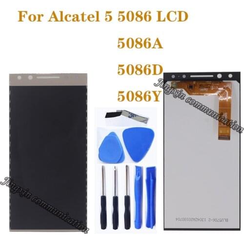 5.7“ original display For ALCATEL 5 5086 5086A 5086Y 5086D LCD assembly display + touch screen mobile phone repair accessories