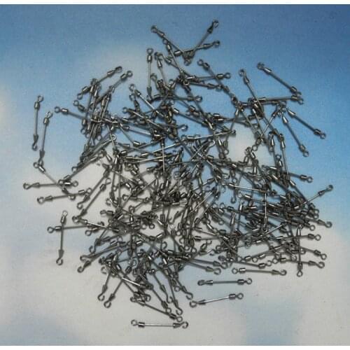 50Pcs Quick Fishing Line Connector Pin Fishing Lead Sheet Seat Fishing Line Buffer Swivel Solid Ring Fishing Tackles