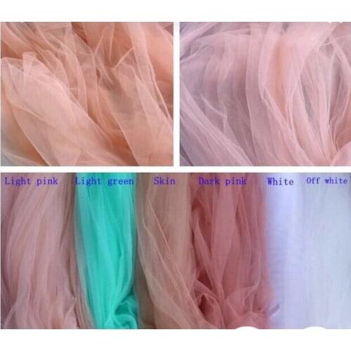 93 colors option! soft 30 yards/lot tulle mesh net lace SYJ-72018 african french Net Lace Fabric for dress