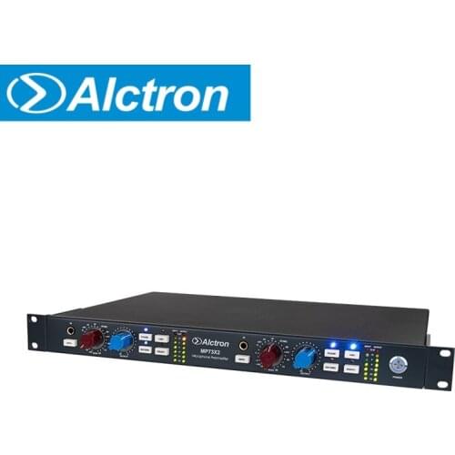 Alctron MP73X2 professional dual channel mic amplifier,amp the signal carefully, used in studio,stage performance
